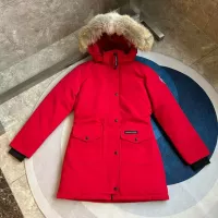 Cheap Canada Goose Down Feather Coat Long Sleeved For Women #1374550 Replica Wholesale [$205.00 USD] [ITEM#1374550] on Replica Canada Goose Down Feather Coat