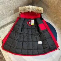 Cheap Canada Goose Down Feather Coat Long Sleeved For Women #1374550 Replica Wholesale [$205.00 USD] [ITEM#1374550] on Replica Canada Goose Down Feather Coat