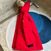 Cheap Canada Goose Down Feather Coat Long Sleeved For Women #1374550 Replica Wholesale [$205.00 USD] [ITEM#1374550] on Replica Canada Goose Down Feather Coat