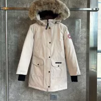 Cheap Canada Goose Down Feather Coat Long Sleeved For Women #1374551 Replica Wholesale [$205.00 USD] [ITEM#1374551] on Replica Canada Goose Down Feather Coat