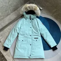 Cheap Canada Goose Down Feather Coat Long Sleeved For Women #1374553 Replica Wholesale [$205.00 USD] [ITEM#1374553] on Replica Canada Goose Down Feather Coat