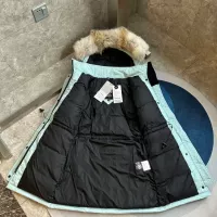 Cheap Canada Goose Down Feather Coat Long Sleeved For Women #1374553 Replica Wholesale [$205.00 USD] [ITEM#1374553] on Replica Canada Goose Down Feather Coat