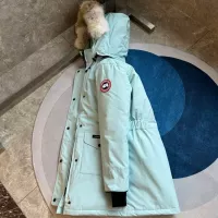 Cheap Canada Goose Down Feather Coat Long Sleeved For Women #1374553 Replica Wholesale [$205.00 USD] [ITEM#1374553] on Replica Canada Goose Down Feather Coat