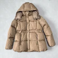 Cheap Moncler Down Feather Coat Long Sleeved For Women #1374569 Replica Wholesale [$170.00 USD] [ITEM#1374569] on Replica Moncler Down Feather Coat