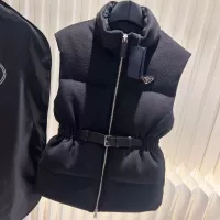 Cheap Prada Down Feather Coat Sleeveless For Women #1374572 Replica Wholesale [$170.00 USD] [ITEM#1374572] on Replica Prada Down Feather Coat