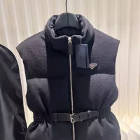 Cheap Prada Down Feather Coat Sleeveless For Women #1374572 Replica Wholesale [$170.00 USD] [ITEM#1374572] on Replica Prada Down Feather Coat