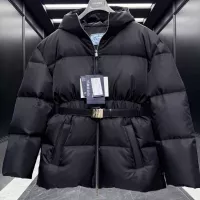 Cheap Prada Down Feather Coat Long Sleeved For Women #1374575 Replica Wholesale [$225.00 USD] [ITEM#1374575] on Replica Prada Down Feather Coat