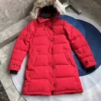 Cheap Canada Goose Down Feather Coat Long Sleeved For Women #1374631 Replica Wholesale [$160.00 USD] [ITEM#1374631] on Replica Canada Goose Down Feather Coat