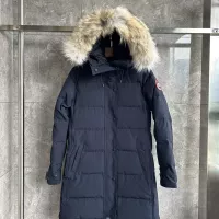 Cheap Canada Goose Down Feather Coat Long Sleeved For Women #1374632 Replica Wholesale [$160.00 USD] [ITEM#1374632] on Replica Canada Goose Down Feather Coat