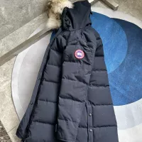 Cheap Canada Goose Down Feather Coat Long Sleeved For Women #1374632 Replica Wholesale [$160.00 USD] [ITEM#1374632] on Replica Canada Goose Down Feather Coat
