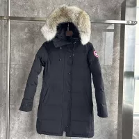 Cheap Canada Goose Down Feather Coat Long Sleeved For Women #1374634 Replica Wholesale [$160.00 USD] [ITEM#1374634] on Replica Canada Goose Down Feather Coat