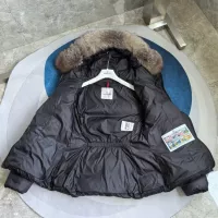 Cheap Moncler Down Feather Coat Long Sleeved For Women #1374666 Replica Wholesale [$251.24 USD] [ITEM#1374666] on Replica Moncler Down Feather Coat