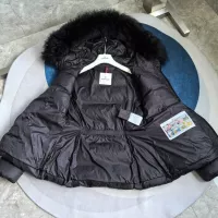 Cheap Moncler Down Feather Coat Long Sleeved For Women #1374667 Replica Wholesale [$251.24 USD] [ITEM#1374667] on Replica Moncler Down Feather Coat
