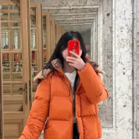 Cheap Moncler Down Feather Coat Long Sleeved For Women #1374739 Replica Wholesale [$192.00 USD] [ITEM#1374739] on Replica Moncler Down Feather Coat