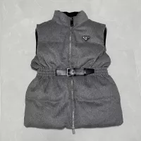 Cheap Prada Down Feather Coat Sleeveless For Women #1374766 Replica Wholesale [$170.00 USD] [ITEM#1374766] on Replica Prada Down Feather Coat
