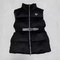 Cheap Prada Down Feather Coat Sleeveless For Women #1374767 Replica Wholesale [$170.00 USD] [ITEM#1374767] on Replica Prada Down Feather Coat