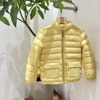 Cheap Moncler Down Feather Coat For Kids Long Sleeved For Kids #1374776 Replica Wholesale [$132.00 USD] [ITEM#1374776] on Replica Moncler Down Feather For Kids