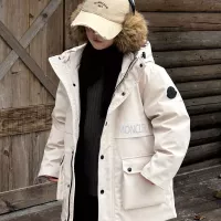 Cheap Moncler Down Feather Coat For Kids Long Sleeved For Kids #1374787 Replica Wholesale [$132.00 USD] [ITEM#1374787] on Replica Moncler Down Feather For Kids