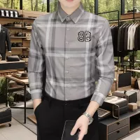 Cheap Balenciaga Shirts Long Sleeved For Men #1374910 Replica Wholesale [$56.00 USD] [ITEM#1374910] on Replica Balenciaga Shirts