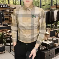 Cheap Burberry Shirts Long Sleeved For Men #1374912 Replica Wholesale [$56.00 USD] [ITEM#1374912] on Replica Burberry Shirts