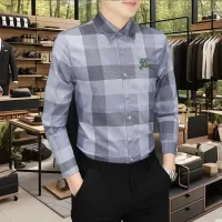 Cheap Burberry Shirts Long Sleeved For Men #1374913 Replica Wholesale [$56.00 USD] [ITEM#1374913] on Replica Burberry Shirts