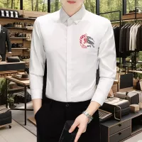 Cheap Burberry Shirts Long Sleeved For Men #1374918 Replica Wholesale [$56.00 USD] [ITEM#1374918] on Replica Burberry Shirts