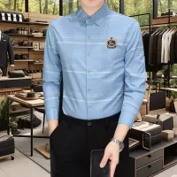 Cheap Burberry Shirts Long Sleeved For Men #1374922 Replica Wholesale [$56.00 USD] [ITEM#1374922] on Replica Burberry Shirts