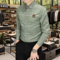 Cheap Burberry Shirts Long Sleeved For Men #1374923 Replica Wholesale [$56.00 USD] [ITEM#1374923] on Replica Burberry Shirts