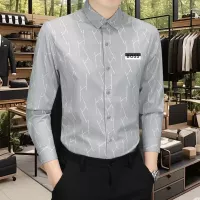 Cheap Boss Shirts Long Sleeved For Men #1374925 Replica Wholesale [$56.00 USD] [ITEM#1374925] on Replica Boss Shirts