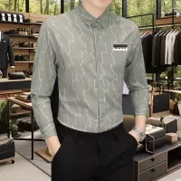 Cheap Boss Shirts Long Sleeved For Men #1374926 Replica Wholesale [$56.00 USD] [ITEM#1374926] on Replica Boss Shirts