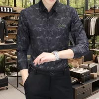 Cheap Boss Shirts Long Sleeved For Men #1374928 Replica Wholesale [$56.00 USD] [ITEM#1374928] on Replica Boss Shirts