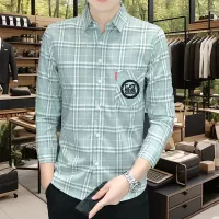 Cheap Armani Shirts Long Sleeved For Men #1374931 Replica Wholesale [$56.00 USD] [ITEM#1374931] on Replica Armani Shirts
