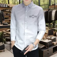 Cheap Chrome Hearts Shirts Long Sleeved For Men #1374939 Replica Wholesale [$56.00 USD] [ITEM#1374939] on Replica Chrome Hearts Shirts
