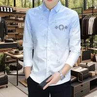 Cheap Chrome Hearts Shirts Long Sleeved For Men #1374940 Replica Wholesale [$56.00 USD] [ITEM#1374940] on Replica Chrome Hearts Shirts
