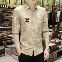 Cheap Louis Vuitton LV Shirts Long Sleeved For Men #1374941 Replica Wholesale [$56.00 USD] [ITEM#1374941] on Replica Louis Vuitton LV Shirts