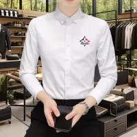Cheap Louis Vuitton LV Shirts Long Sleeved For Men #1374943 Replica Wholesale [$56.00 USD] [ITEM#1374943] on Replica Louis Vuitton LV Shirts