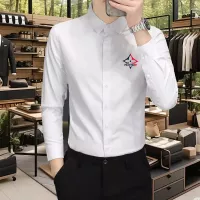 Cheap Louis Vuitton LV Shirts Long Sleeved For Men #1374943 Replica Wholesale [$56.00 USD] [ITEM#1374943] on Replica Louis Vuitton LV Shirts
