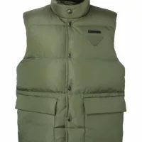 Cheap Prada Down Feather Coat Sleeveless For Unisex #1375143 Replica Wholesale [$132.00 USD] [ITEM#1375143] on Replica Prada Down Feather Coat