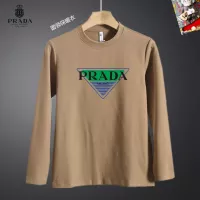 Cheap Prada T-Shirts Long Sleeved For Men #1375582 Replica Wholesale [$40.00 USD] [ITEM#1375582] on Replica Prada T-Shirts