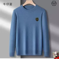 Cheap Philipp Plein PP Sweaters Long Sleeved For Men #1375702 Replica Wholesale [$42.00 USD] [ITEM#1375702] on Replica Philipp Plein PP Sweaters