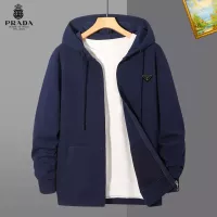 Cheap Prada Hoodies Long Sleeved For Men #1375846 Replica Wholesale [$42.00 USD] [ITEM#1375846] on Replica Prada Hoodies