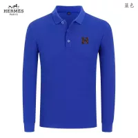 Cheap Hermes T-Shirts Long Sleeved For Men #1376056 Replica Wholesale [$40.00 USD] [ITEM#1376056] on Replica Hermes T-Shirts