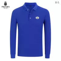 Cheap Prada T-Shirts Long Sleeved For Men #1376067 Replica Wholesale [$40.00 USD] [ITEM#1376067] on Replica Prada T-Shirts