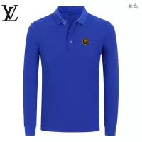 Cheap Louis Vuitton LV T-Shirts Long Sleeved For Men #1376078 Replica Wholesale [$40.00 USD] [ITEM#1376078] on Replica Louis Vuitton LV T-Shirts