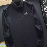 Cheap Hermes Shirts Long Sleeved For Unisex #1376282 Replica Wholesale [$40.00 USD] [ITEM#1376282] on Replica Hermes Shirts