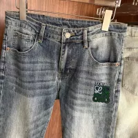 Cheap LOEWE Jeans For Men #1376338 Replica Wholesale [$48.00 USD] [ITEM#1376338] on Replica LOEWE Jeans