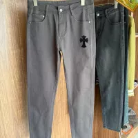 Cheap Chrome Hearts Jeans For Men #1376345 Replica Wholesale [$48.00 USD] [ITEM#1376345] on Replica Chrome Hearts Jeans