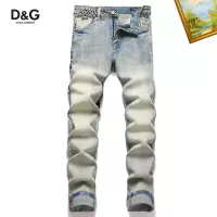 Cheap Dolce &amp; Gabbana D&amp;G Jeans For Men #1376375 Replica Wholesale [$48.00 USD] [ITEM#1376375] on Replica Dolce &amp; Gabbana D&amp;G Jeans