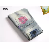 Cheap Dolce &amp; Gabbana D&amp;G Jeans For Men #1376382 Replica Wholesale [$48.00 USD] [ITEM#1376382] on Replica Dolce &amp; Gabbana D&amp;G Jeans