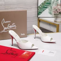 Cheap Christian Louboutin CL Slippers For Women #1376527 Replica Wholesale [$105.00 USD] [ITEM#1376527] on Replica Christian Louboutin CL Slippers
